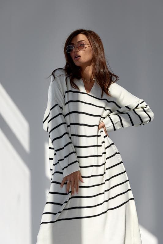 Robe rayée