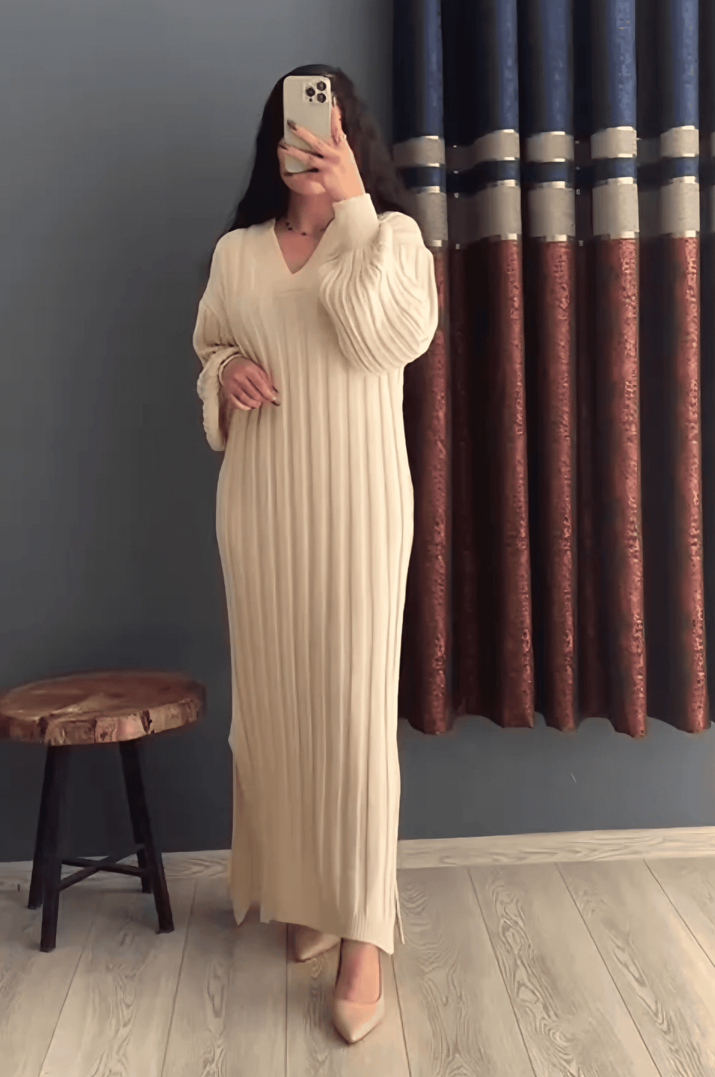 Robe Manches Bouffantes